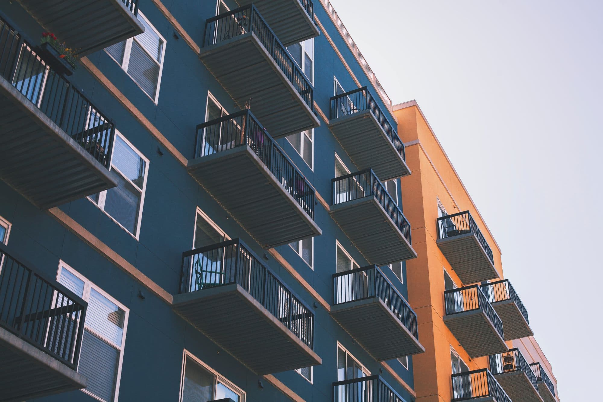 Stock image of multi-family housing